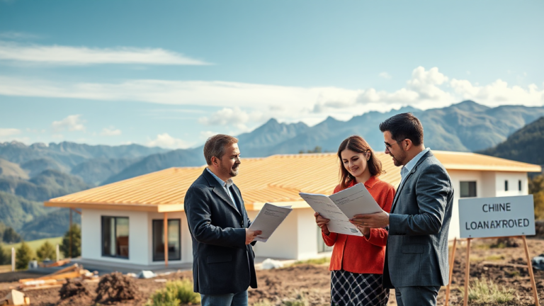 Image representing China Construction Bank's real estate loan options for home buyers.