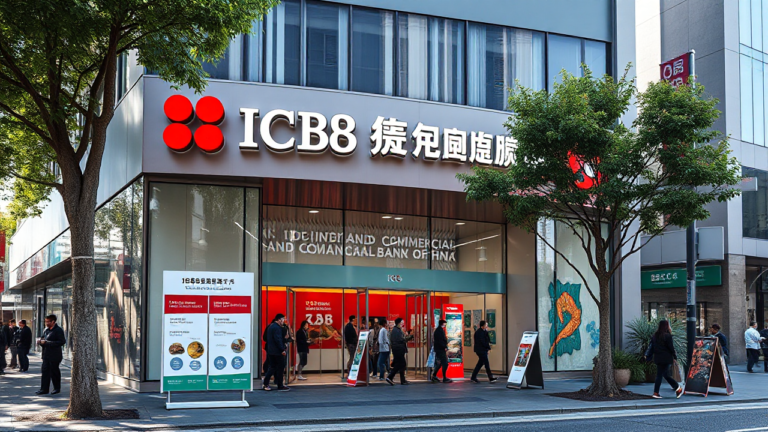 ICBC New Zealand branch offering various banking services