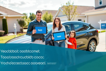 An image depicting a person happily driving their new car purchased through ME Bank Vehicle Acquisition Loan.