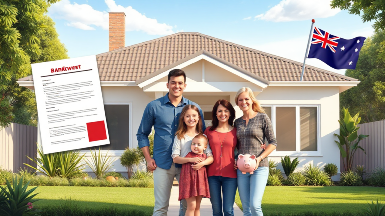 A home undergoing renovations with Bankwest loan options available.