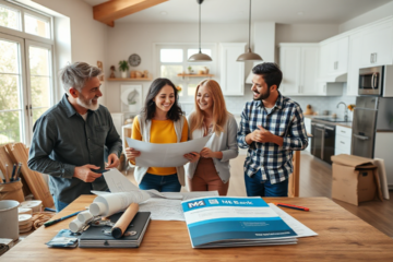 Illustration of home renovation possibilities with ME Bank loan