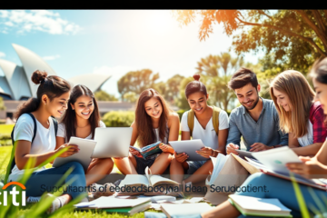 A student reviewing options for Citi Australia Education Loan to finance their studies.