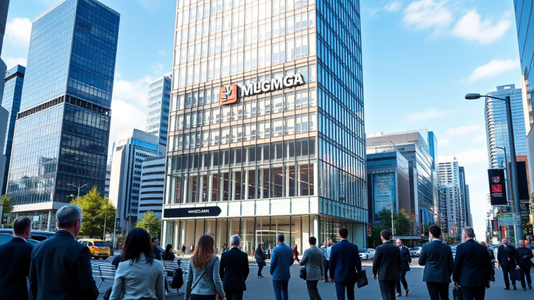 Image representing MUFG Bank's growth and expansion in New Zealand's financial sector.