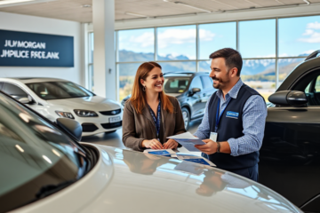 JPMorgan Chase Bank Vehicle Acquisition Loan promotion with details about flexible financing options.