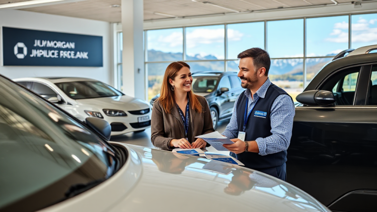 JPMorgan Chase Bank Vehicle Acquisition Loan promotion with details about flexible financing options.