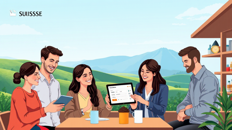 A digital representation of Credit Suisse personal loan options in New Zealand.