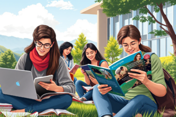 Students studying with Barclays Bank education loan support