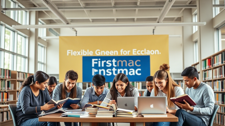 A student exploring options for Firstmac Education Loan to finance their education.