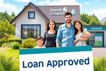 Standard Chartered Bank offers real estate loans for residential properties.
