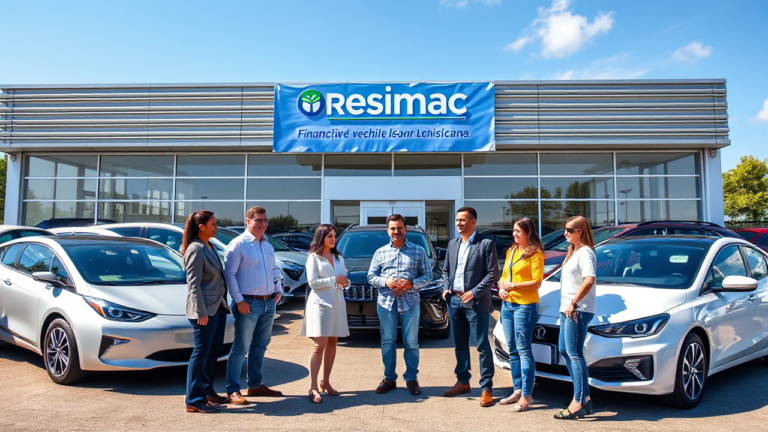 A person exploring financing options for a new vehicle with Resimac Vehicle Acquisition Loan.