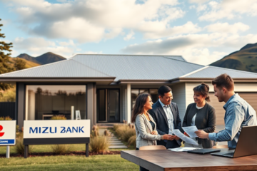 Image representing Mizuho Bank's real estate loan services in New Zealand.