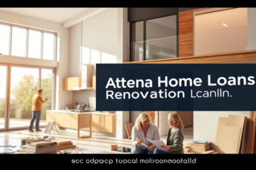 A modern home renovation project financed through Athena Home Loans, showcasing before and after transformations.