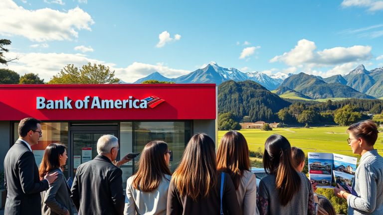 A visual representation of Bank of America real estate loan options for potential buyers.