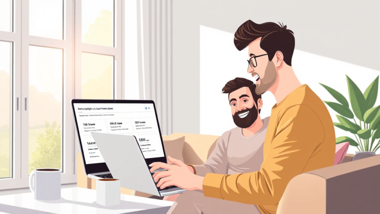 A young couple discussing their options for Nano Digital Home Loans with a financial advisor.