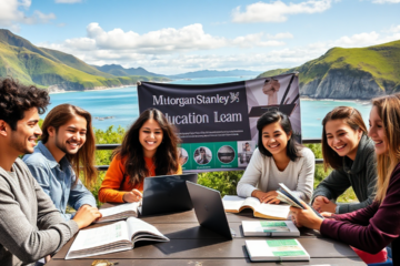 A student considering Morgan Stanley's education loan options for financing their studies in New Zealand.