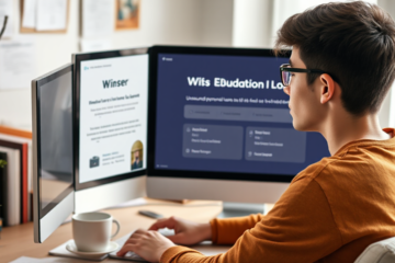 A student researching options for Wisr Education Loan to finance their studies.