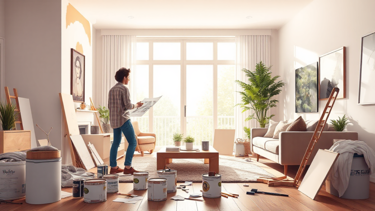 A modern home undergoing renovations funded by a Wisr loan.