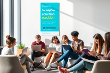 Student studying with SocietyOne Education Loan for financing