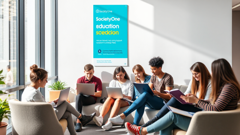 Student studying with SocietyOne Education Loan for financing
