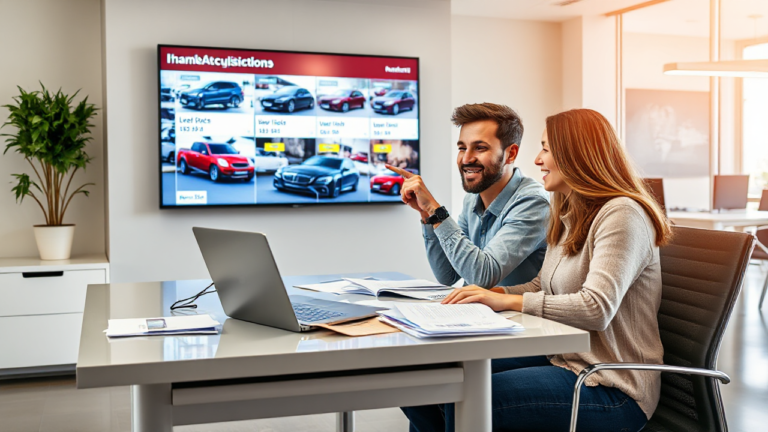 A person reviewing documents for a vehicle acquisition loan from MoneyPlace.