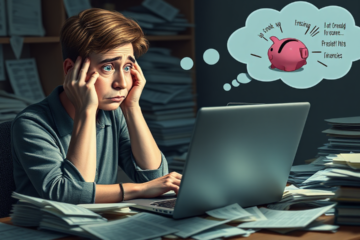 A visual representation of the effects of missed payments on personal credit scores.