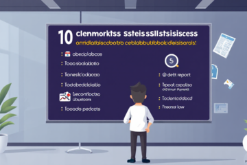 Illustration of factors affecting credit score