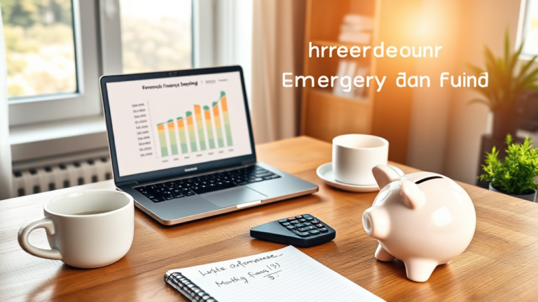 A visual guide to creating an emergency fund easily.