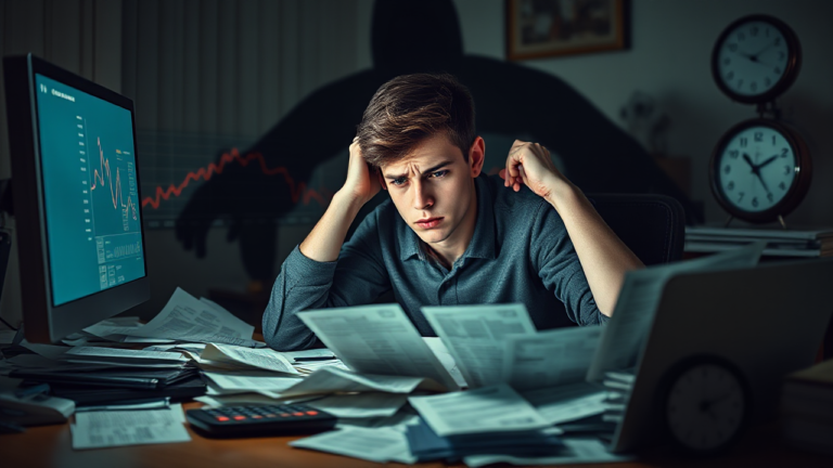 An image depicting the relationship between debt and credit score.