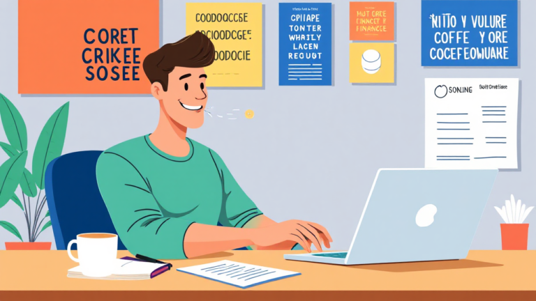 A person checking their credit score online for free.
