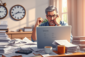 An illustration of debt refinancing options and strategies