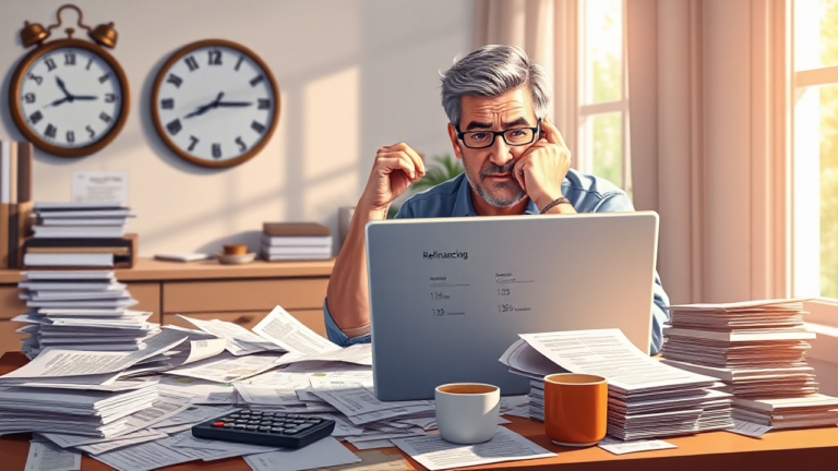 An illustration of debt refinancing options and strategies