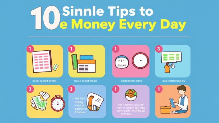 A person calculating expenses with financial documents and a calculator, representing ways to save money every day.