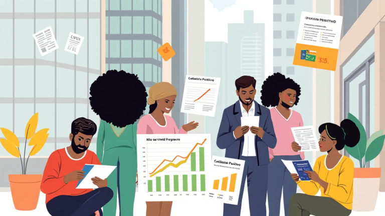 Steps to build a positive credit history from scratch.