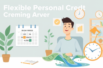 Image depicting flexible personal credit options with a grace period