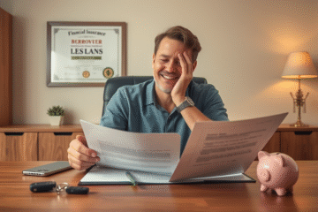 An informative graphic illustrating secure personal loans with borrower insurance coverage and their benefits.