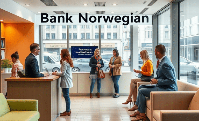 Image depicting quick financial assistance through Bank Norwegian personal loans.