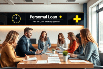 Illustration of quick and easy personal loan approval process with Credit Plus.