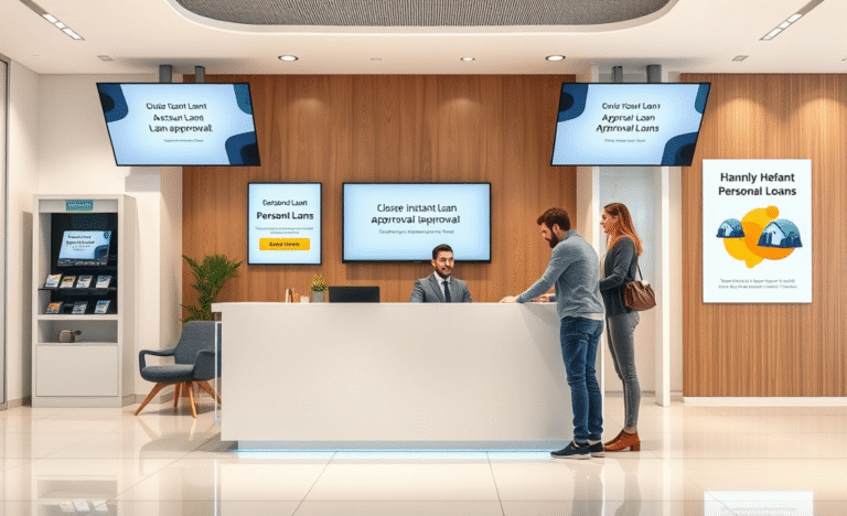 A person applying for a personal loan at Länsförsäkringar Bank for instant credit release.
