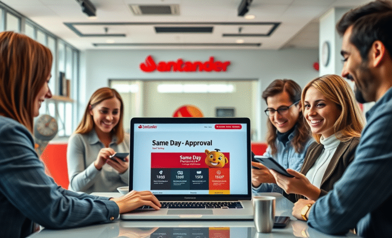 A person considering applying for a personal loan from Santander Consumer Bank for quick financial assistance.