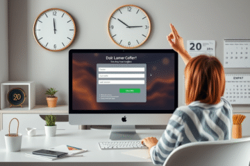 Illustration of a fast and easy personal loan process with Swedbank.