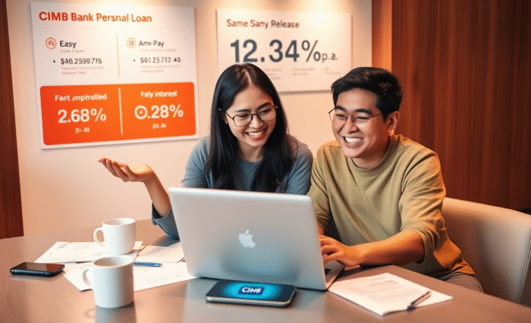 CIMB Bank Personal Loan offers easy approval and same-day release for funds.