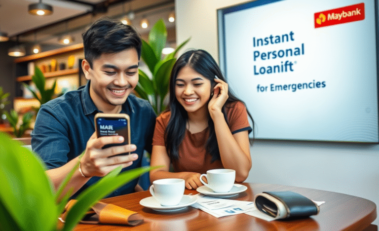 A visual representation of the Maybank Personal Loan for emergencies, highlighting quick access to funds.