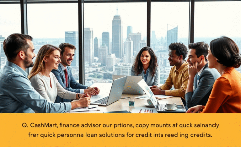 CashMart Personal Loan advertising quick credit solutions for all financial needs.