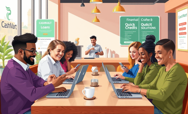 A person applying for a CashMart Personal Loan online for quick credit solutions.