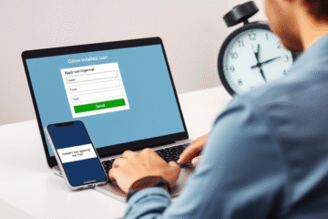 An image representing quick access to funds with easy installment loans.