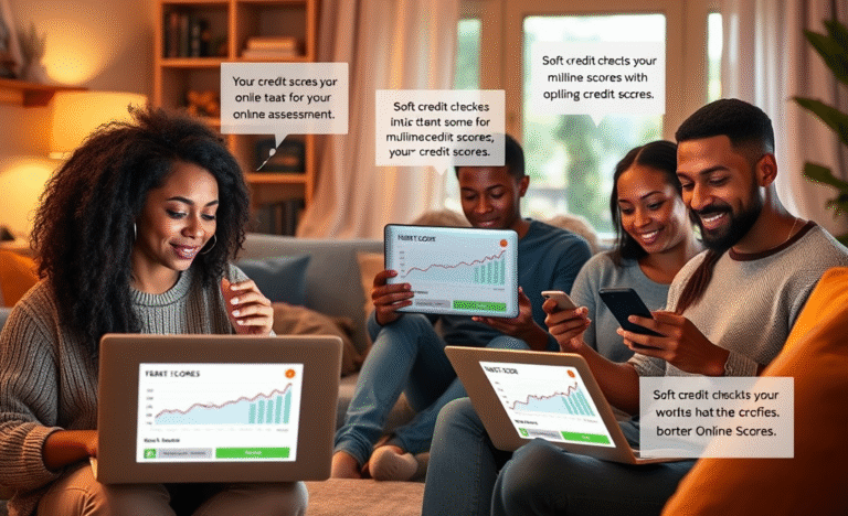 An individual exploring online loan options with enhanced score assessment.