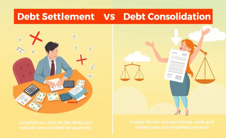 Debt settlement and consolidation strategies for financial relief