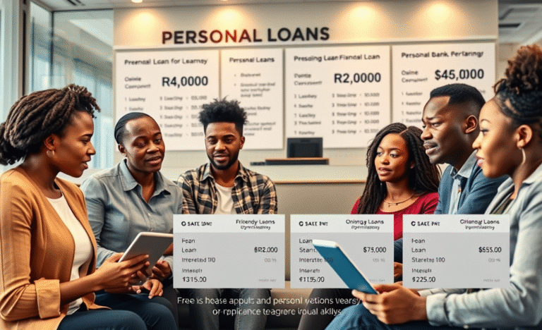 An individual exploring urgent personal loan options at African Bank for immediate financial needs.