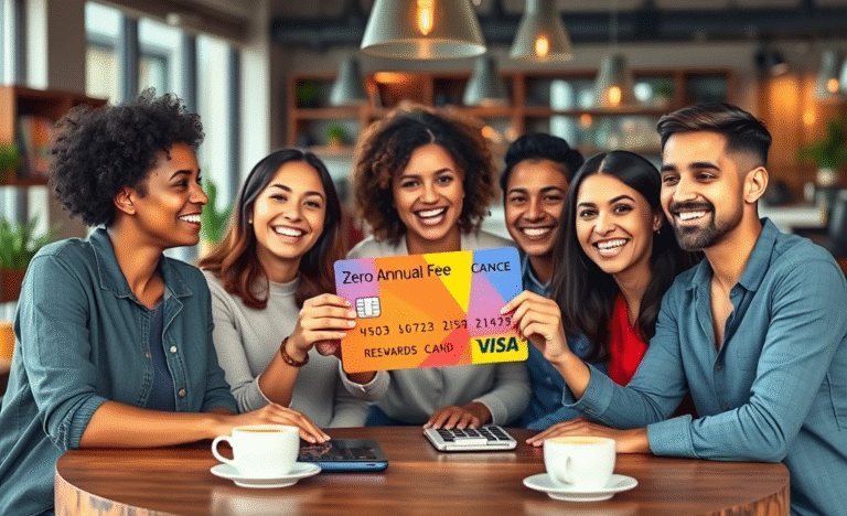 Illustration of a Zero Annual Fee Credit Card benefits