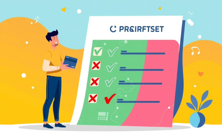 A person reviewing their credit card statements to improve their credit score.